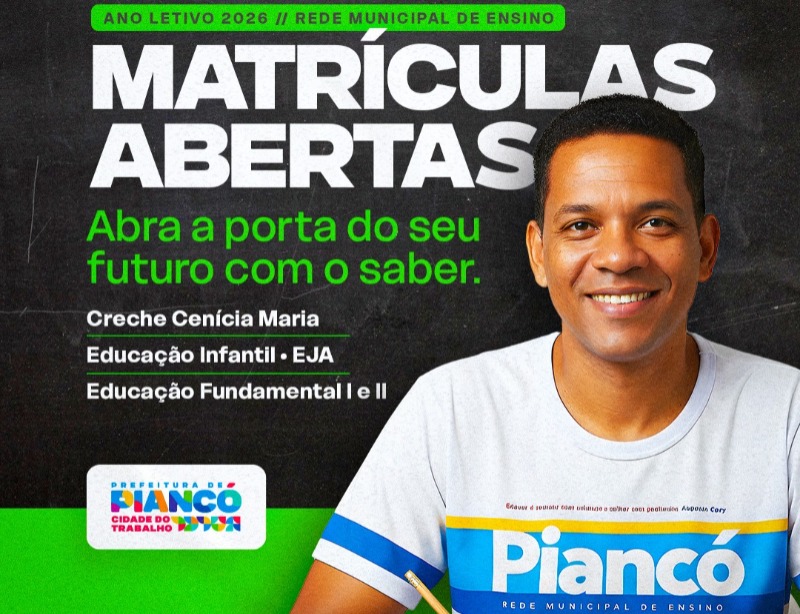 Secretaria de Educa��o inicia registro de matr�culas para o ano letivo de 2026