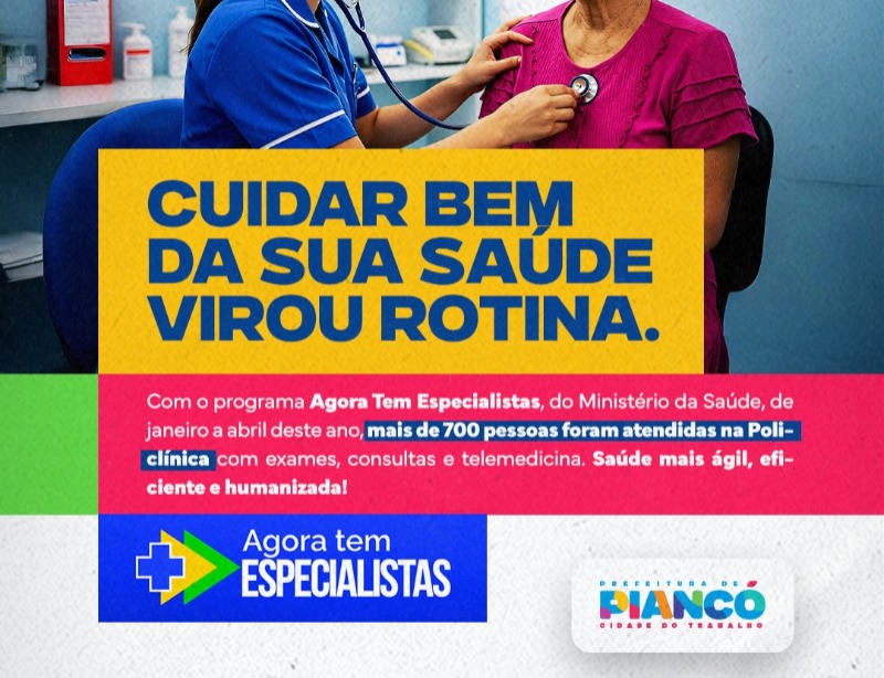 Policlnica garante mais de 700 atendimentos em quatro meses