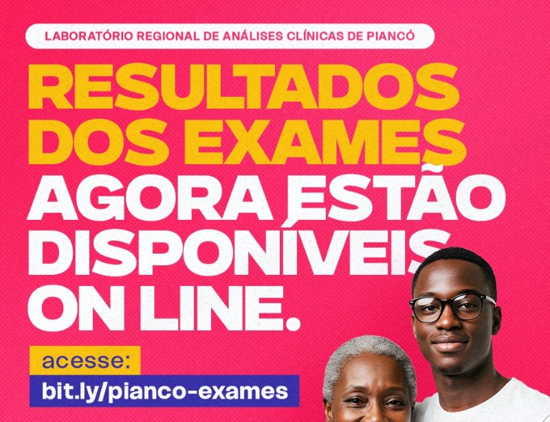 Exames realizados em laboratrio ganham acesso on-line em Pianc