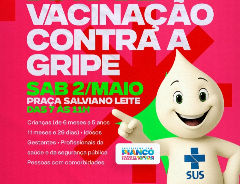 Prefeitura de Pianc� promove dia D de vacina��o neste s�bado (2)