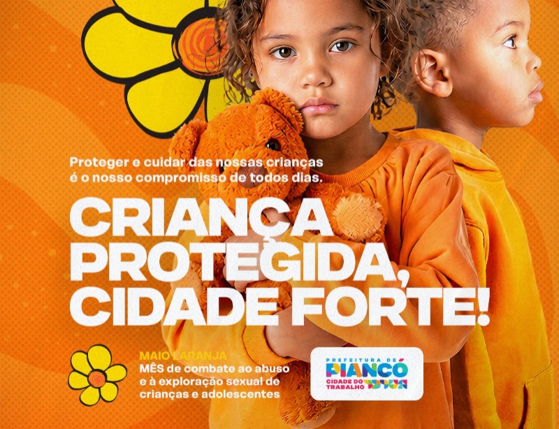 Maio Laranja: Prefeitura refor�a divulga��o de campanha em prote��o de crian�as e adolescentes
