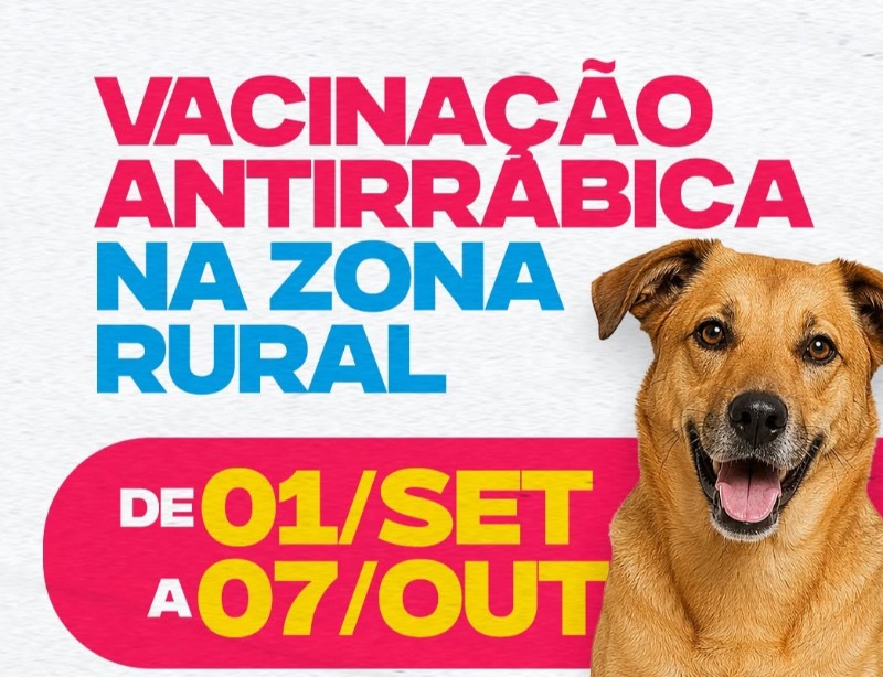Prefeitura de Pianc� divulga cronograma da campanha de vacina��o Antirr�bica
